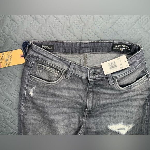 Buffalo David Bitton Men's Distressed Black Jeans - Picture 4 of 8